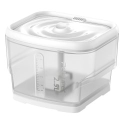   Petsuper PW03 okos vízszökőkút háziállatoknak 2,5L (fehér)