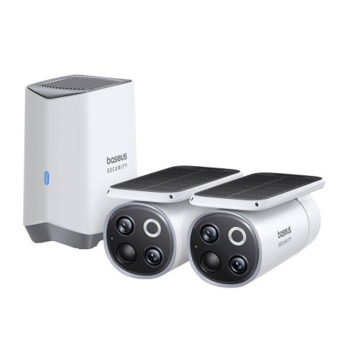 Baseus S1 Pro 3K Dual kültéri kamera (fehér)