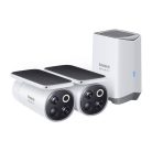 Baseus S1 Pro 3K Dual kültéri kamera (fehér)