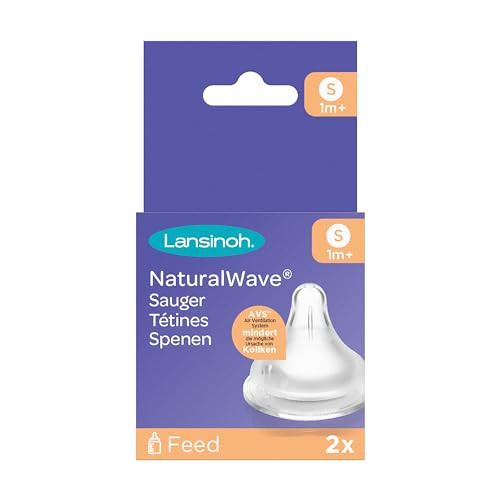 Lansinoh NaturalWave lassú folyású etetőcumik - outlet termék