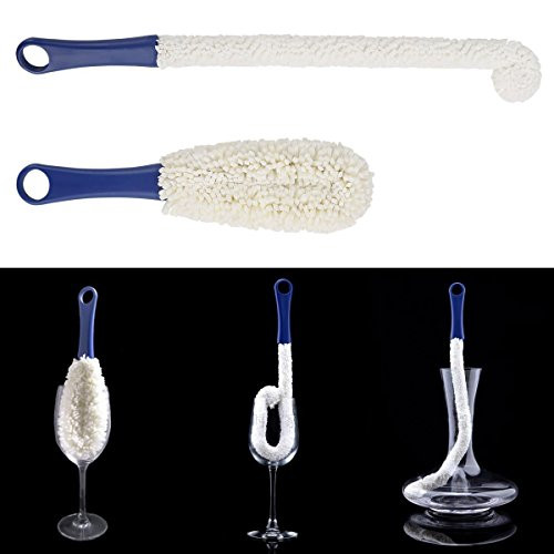 Vinology 2 darabos dekantáló és pohár tisztítókefe - outlet termék