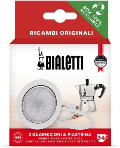 Bialetti tömítés eszpresszófőzőhöz 3 csésze 3 darabos tömítés + szűrő - outlet termék