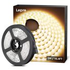 LE 5M LED szalag, 300 darab SMD 2835, 12V szalagfény, nem vízálló, meleg fehér - outlet termék