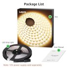 LE 5M LED szalag, 300 darab SMD 2835, 12V szalagfény, nem vízálló, meleg fehér - outlet termék
