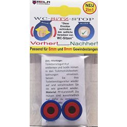   Rela WC-ülőke rögzítő betétek 6 mm + 8 mm - outlet termék
