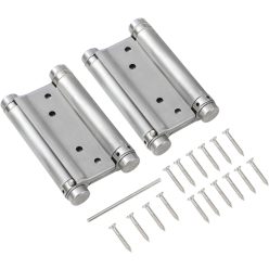   KATSU dupla rugós zsanérok 100mm, 1 pár csavarokkal (rozsdamentes acél) - outlet termék