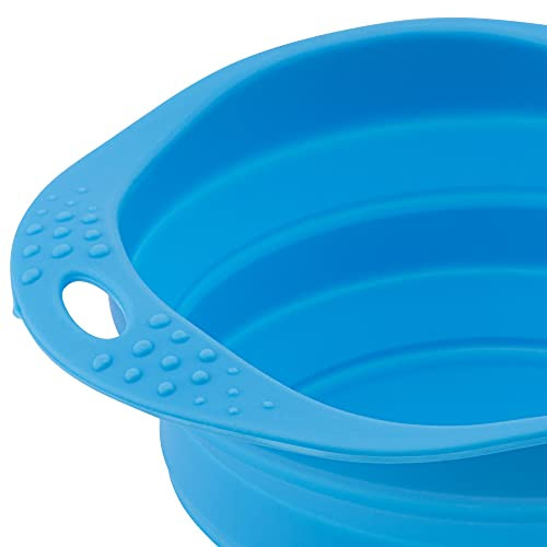 Beco Travel Bowl - összecsukható szilikon etetőtál kutyáknak L - rózsaszín - outlet termék