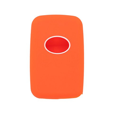 Fassport szilikon tok Toyota 4 gombos okos kulcs narancs - outlet termék
