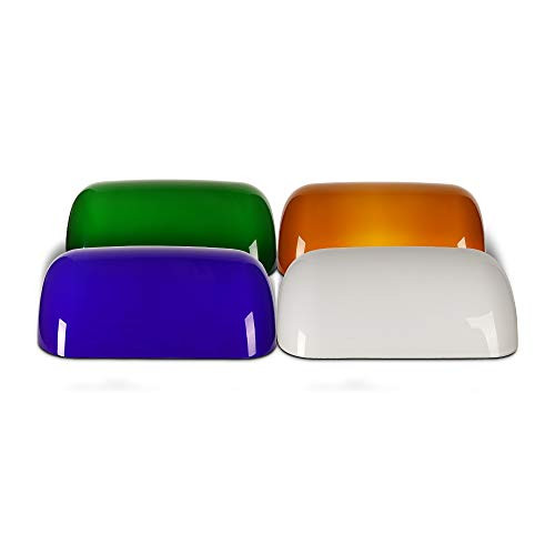 Newrays zöld üveg bankárlámpa búra asztali lámpához - outlet termék