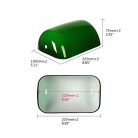 Newrays zöld üveg bankárlámpa búra asztali lámpához - outlet termék