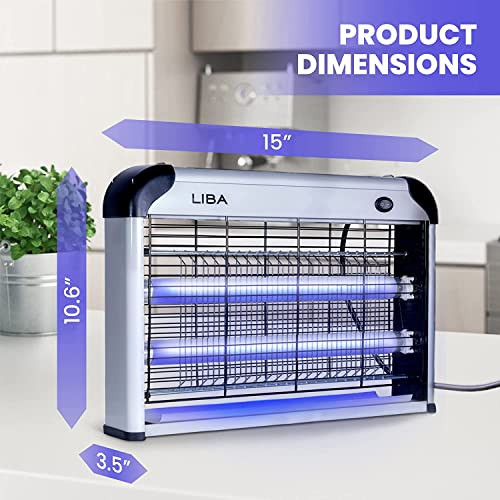 LiBa elektromos rovarirtó, 20W rovarcsapda 2 darabos, mosható tálca - outlet termék