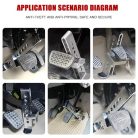 Clutch/Brake acél biztonsági zár autókhoz rozsdamentes acél, 3 kulcs, 8 lyuk - outlet termék