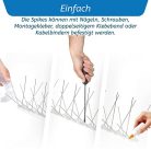 Viirkuja rozsdamentes acél galambriasztó ablakpárkány madárvédelem tetőre és - outlet termék