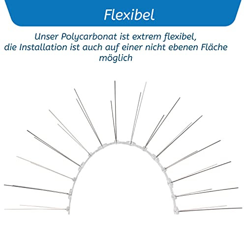 Viirkuja rozsdamentes acél galambriasztó ablakpárkány madárvédelem tetőre és - outlet termék
