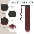 FESHFEN hosszú egyenes lófarok hajdarab, szintetikus hajhosszabbítás, nőknek és - outlet termék