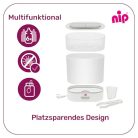 NIP Vaporizer 3in1: sterilizáló, gőzfőző és cumisüveg melegítő jelző funkcióval - outlet termék