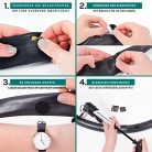 VeloChampion mini kerékpár pumpa keret rögzítővel hordozható alumínium pumpa Presta - outlet termék