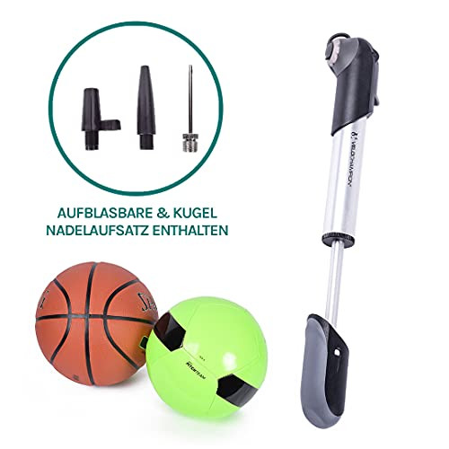 VeloChampion mini kerékpár pumpa keret rögzítővel hordozható alumínium pumpa Presta - outlet termék