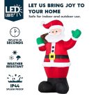 Joiedomi 1.8M/6FT felfújható Mikulás ajándéktáskával, beépített LED-ekkel karácsonyi - outlet termék