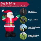 Joiedomi 1.8M/6FT felfújható Mikulás ajándéktáskával, beépített LED-ekkel karácsonyi - outlet termék