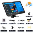 Camecho 10.1 hüvelykes hordozható monitor HD kijelző beépített hangszóró, HDMI VGA AV - outlet termék