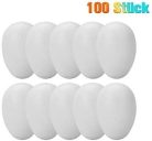 100 darabos dekoratív húsvéti tojás 6 cm, műanyag + 100 akasztó húsvéti tojásokhoz + - outlet termék