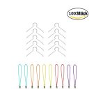 100 darabos dekoratív húsvéti tojás 6 cm, műanyag + 100 akasztó húsvéti tojásokhoz + - outlet termék