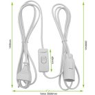 Lumare E14 lámpafoglalat kábellel (fehér) - outlet termék