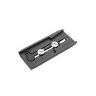 Cayer QR120 csúszó gyorskioldó lap 1/4"-20 & 3/8" csavarokkal Manfrotto 501HDV 503HDV - outlet termék