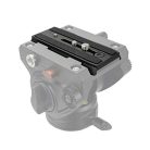 Cayer QR120 csúszó gyorskioldó lap 1/4"-20 & 3/8" csavarokkal Manfrotto 501HDV 503HDV - outlet termék
