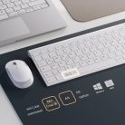 iClever GK08 vezeték nélküli billentyűzet és egér újratölthető, ergonomikus - outlet termék