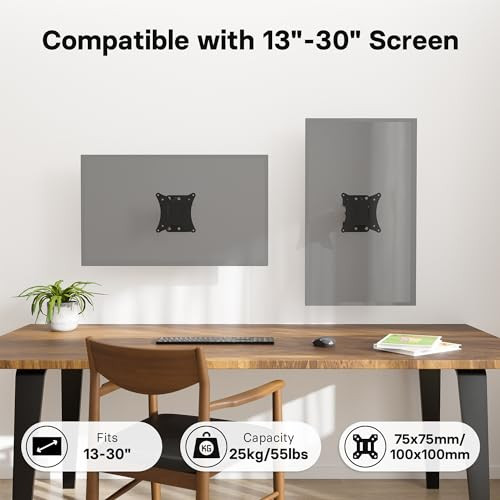 BONTEC TV fali konzol 13-30 hüvelykes LCD LED-hez dönthető, forgatható, max. 25kg - outlet termék