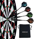 KOHMUI Dartpfeile, 12 darabos acél darts készlet, 23 gramm profi acélhegyű darts - outlet termék