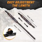 BOOSTEADY puska heveder mil-spec forgókkal, tartós vállpárna fegyverszíj, fém - outlet termék