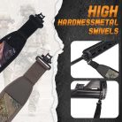 BOOSTEADY puska heveder mil-spec forgókkal, tartós vállpárna fegyverszíj, fém - outlet termék