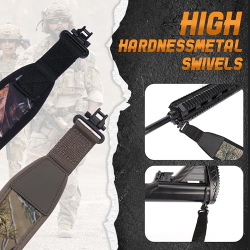 BOOSTEADY puska heveder mil-spec forgókkal, tartós vállpárna fegyverszíj, fém - outlet termék