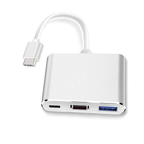 USB C HDMI adapter 4K/30Hz támogatás - Type-C 3 az 1-ben átalakító kábel 2017/2016 - outlet termék
