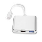 USB C HDMI adapter 4K/30Hz támogatás - Type-C 3 az 1-ben átalakító kábel 2017/2016 - outlet termék
