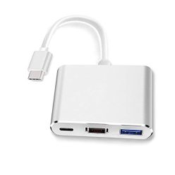   USB C HDMI adapter 4K/30Hz támogatás - Type-C 3 az 1-ben átalakító kábel 2017/2016 - outlet termék