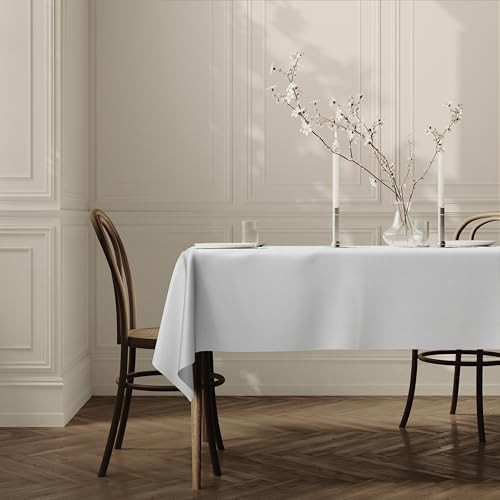 Home Direct extra nagy téglalap alakú textil asztalterítő 150x300cm, fehér - outlet termék