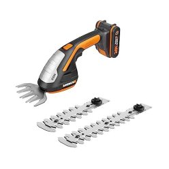   WORX WG801E - akkumulátoros fű- és bokornyíró 20V PowerShare 3 az 1-ben olló, 20 cm - outlet termék