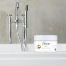 Dove krémtusfürdő peeling makadámia és rizstej, 4 darabos, 4 x 225 ml - outlet termék