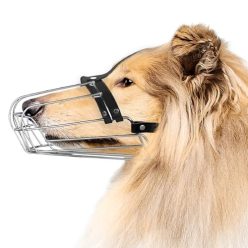  BRONZEDOG kutyaszájkosár drótos fém, méret 8: agár és collie - outlet termék