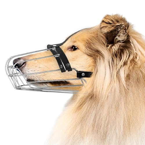 BRONZEDOG kutyaszájkosár drótos fém, méret 8: agár és collie - outlet termék