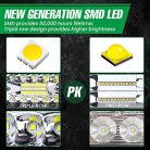 SUPAREE munkalámpa LED 12 V autó, LED kiegészítő fényszóró 12 V autó munkalámpa LED - outlet termék