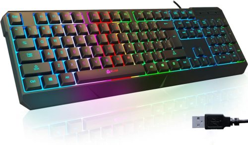 KLIM Chroma Wired - vezetékes gamer billentyűzet fekete - outlet termék
