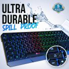 KLIM Chroma Wired - vezetékes gamer billentyűzet fekete - outlet termék