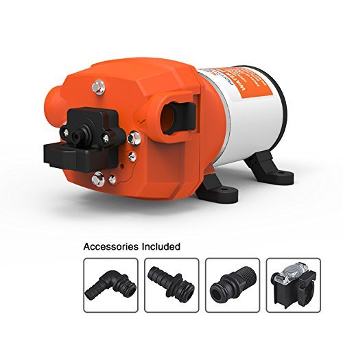 LIGHTEU®, DC 12V 12.5LPM 2.4 bar 41S önfelszívó víz membránszivattyú bypass - outlet termék