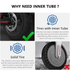 XIAOMI MI 3/M365/Pro/Pro 2/1S belső gumiabroncs 2 darabos, 8,5 hüvelyk, kopásálló - outlet termék