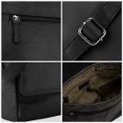 LEABAGS Gent bőr válltáska bivalybőr, vintage megjelenés, 27x33x8,5 cm - outlet termék